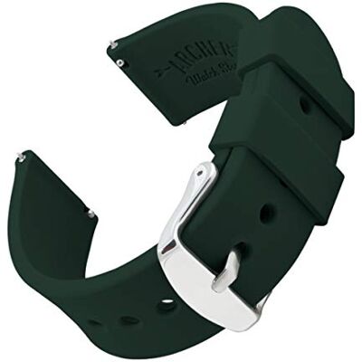 Archer Watch Straps Correas de Reloj de Silicona Suave de Liberación Rápida Archer Watch Straps Correas de Reloj de Silicona Suave de Liberación Rápida