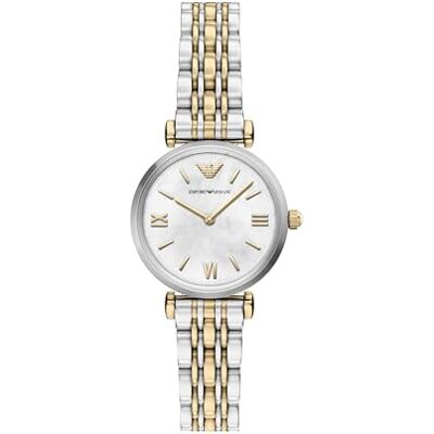 Giorgio Armani Mujer Reloj de 28MM de Acero Inoxidable Bicolor, Giorgio Armani Mujer Reloj de 28MM de Acero Inoxidable Bicolor,
