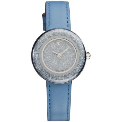 Swarovski Reloj Crystalline Lustre, Fabricado en Suiza, Swiss Made, Brazalete de Metal, Cierre Plegable, Metal, Cristales, Mecanismo de Cuarzo, Acabado en Tono Oro Rosa, Azul Swarovski Reloj Crystalline Lustre, Fabricado en Suiza, Swiss Made, Brazalete de Metal, Cierre Plegable, Metal, Cristales, Mecanismo de Cuarzo, Acabado en Tono Oro Rosa, Azul