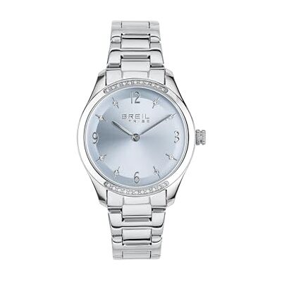 BREIL Reloj Mujer, Brazalete de Acero, Caja 32 cm Colección KYLA, Movimiento Cuarzo Cosa Análoga, Resistente al agua hasta 50 metros, Ideas de regalos para Mujer BREIL Reloj Mujer, Brazalete de Acero, Caja 32 cm Colección KYLA, Movimiento Cuarzo Cosa Análoga, Resistente al agua hasta 50 metros, Ideas de regalos para Mujer