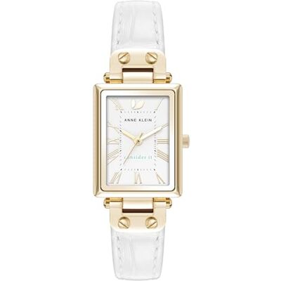 Anne Klein Reloj sostenible con Correa de Piel de cocodrilo para Mujer, AK/5152 Anne Klein Reloj sostenible con Correa de Piel de cocodrilo para Mujer, AK/5152