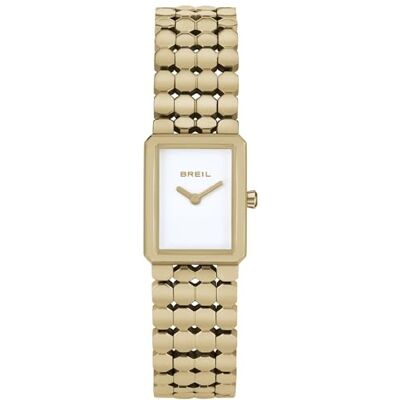 BREIL Reloj Mujer, Brazalete de Acero, Caja 24 cm Colección MOTIF, Movimiento Cuarzo Cosa Análoga, Resistente al agua hasta 50 metros, Ideas de regalos para Mujer BREIL Reloj Mujer, Brazalete de Acero, Caja 24 cm Colección MOTIF, Movimiento Cuarzo Cosa Análoga, Resistente al agua hasta 50 metros, Ideas de regalos para Mujer