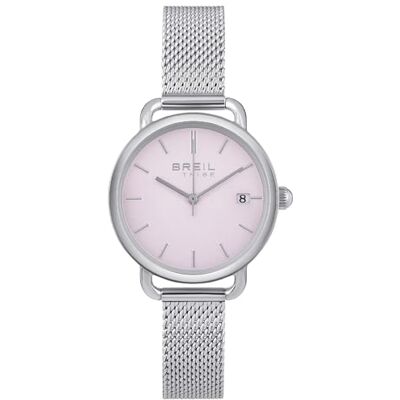 BREIL Reloj Mujer Eliza Monocolor Esfera Rosa Movimiento Solo Tiempo 3 MANECILLAS DE Cuarzo y Malla DE Acero Plata BREIL Reloj Mujer Eliza Monocolor Esfera Rosa Movimiento Solo Tiempo 3 MANECILLAS DE Cuarzo y Malla DE Acero Plata