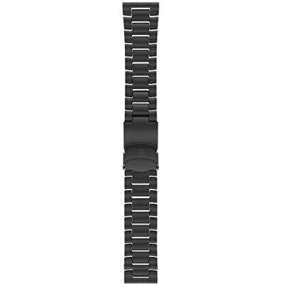 Luminox Steel Colormark Series Correa de reloj de acero inoxidable para hombre, color negro, compatible con modelos de reloj de la serie 3152.BO, ancho de la correa: 23 mm, negro, 23 Luminox Steel Colormark Series Correa de reloj de acero inoxidable para hombre, color negro, compatible con modelos de reloj de la serie 3152.BO, ancho de la correa: 23 mm, negro, 23