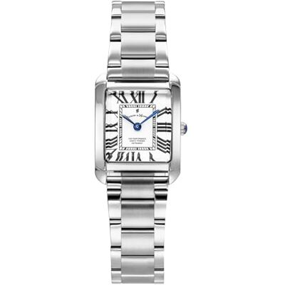 B JACQUES DU MANOIR Jacques du Manoir Reloj Emily Quartz Movimiento del Reloj Ancho de la Caja: 22 mm Acero Inoxidable Silver 3 ATM B JACQUES DU MANOIR Jacques du Manoir Reloj Emily Quartz Movimiento del Reloj Ancho de la Caja: 22 mm Acero Inoxidable Silver 3 ATM