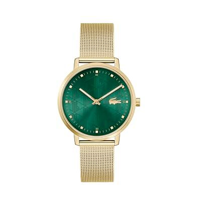 Lacoste Reloj Analógico de Cuarzo para Mujer Colección CROCORIGIN con Correa de Acero Inoxidable de Color Dorado Lacoste Reloj Analógico de Cuarzo para Mujer Colección CROCORIGIN con Correa de Acero Inoxidable de Color Dorado