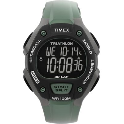 Timex Unisex Digital Reloj Triathlon Classic C30 con Correa de Plástico Timex Unisex Digital Reloj Triathlon Classic C30 con Correa de Plástico