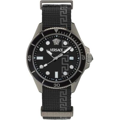 Versace Greca Force Swiss Made Reloj de Pulsera analógico de Cuarzo para Hombre Versace Greca Force Swiss Made Reloj de Pulsera analógico de Cuarzo para Hombre