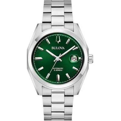 Bulova Reloj automático , Plata, Pulsera Bulova Reloj automático , Plata, Pulsera