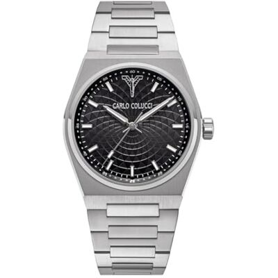 Carlo Colucci Reloj de Hombre CC600-1 de Cuarzo Plata Acero Inoxidable Cristal de Zafiro Carlo Colucci Reloj de Hombre CC600-1 de Cuarzo Plata Acero Inoxidable Cristal de Zafiro