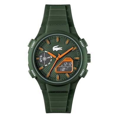 Lacoste Reloj de Cuarzo Multifuncional Analógico-Digital para hombre Colección LC33 Collection con Correa en silicona Lacoste Reloj de Cuarzo Multifuncional Analógico-Digital para hombre Colección LC33 Collection con Correa en silicona
