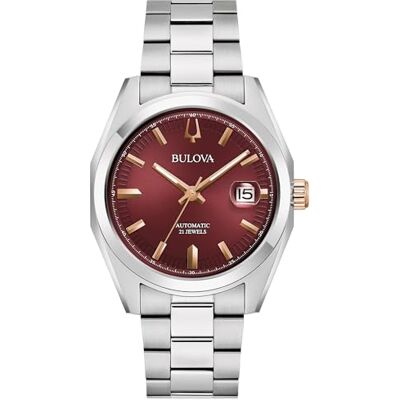 Bulova Reloj automático , Plata, Pulsera Bulova Reloj automático , Plata, Pulsera