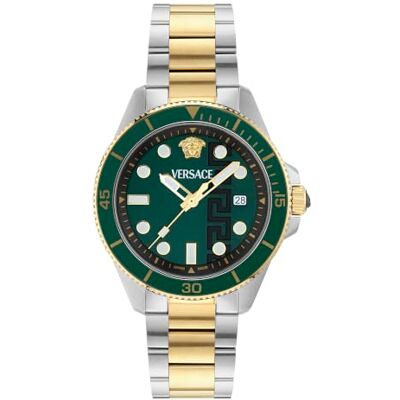Versace Greca Force Swiss Made Reloj de Pulsera analógico de Cuarzo para Hombre Versace Greca Force Swiss Made Reloj de Pulsera analógico de Cuarzo para Hombre
