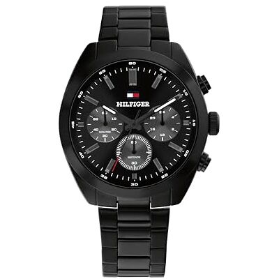 Tommy Hilfiger Reloj Cronógrafo de Cuarzo para Hombre con Correa de Acero Inoxidable Negra Tommy Hilfiger Reloj Cronógrafo de Cuarzo para Hombre con Correa de Acero Inoxidable Negra