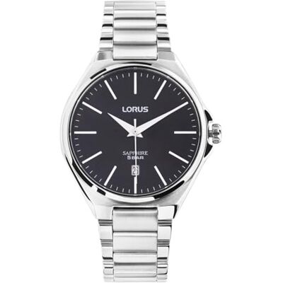 Lorus Reloj analógico de Cuarzo para Hombre con Correa de Acero Inoxidable, Plata, Pulsera Lorus Reloj analógico de Cuarzo para Hombre con Correa de Acero Inoxidable, Plata, Pulsera