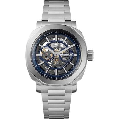 Ingersoll Outrider: Reloj automático para Hombre de 44 mm con Esfera Azul y Correa de Acero Inoxidable Ingersoll Outrider: Reloj automático para Hombre de 44 mm con Esfera Azul y Correa de Acero Inoxidable