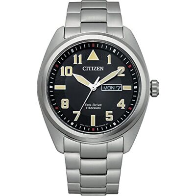 Citizen Herren Analog Eco-Drive Armbanduhr Titan Citizen Herren Analog Eco-Drive Armbanduhr Titan