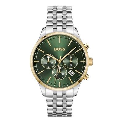 Boss Reloj Cronógrafo de Cuarzo para Hombre Colección Avery con Correa de Acero Inoxidable Plateada Boss Reloj Cronógrafo de Cuarzo para Hombre Colección Avery con Correa de Acero Inoxidable Plateada