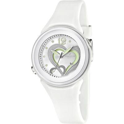 CALYPSO Reloj Mujer Analógico de Caucho Blanco CALYPSO Reloj Mujer Analógico de Caucho Blanco