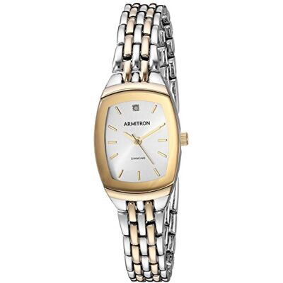 Armitron 75/5195 Reloj de Pulsera para Mujer con Esfera de Diamantes auténticos, Bicolor Armitron 75/5195 Reloj de Pulsera para Mujer con Esfera de Diamantes auténticos, Bicolor