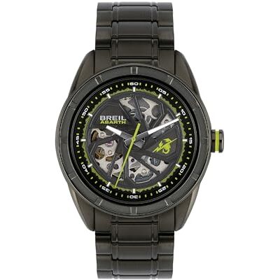 BREIL Reloj Hombre Abarth Monocolor Esfera Negra Movimiento AUTOMÁTICO Solo Tiempo y Pulsera DE Acero Color Gris BREIL Reloj Hombre Abarth Monocolor Esfera Negra Movimiento AUTOMÁTICO Solo Tiempo y Pulsera DE Acero Color Gris