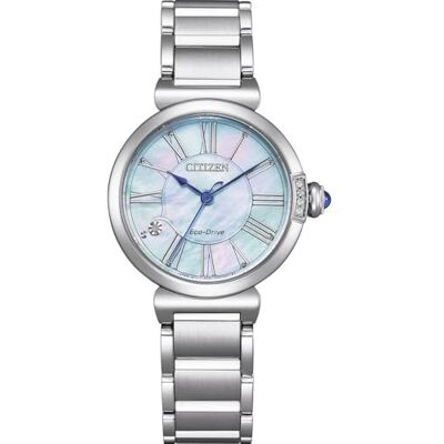 Citizen Reloj analógico de Cuarzo para Mujer con Correa de Acero Inoxidable , Plata, Talla única, Pulsera Citizen Reloj analógico de Cuarzo para Mujer con Correa de Acero Inoxidable , Plata, Talla única, Pulsera