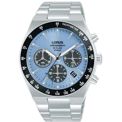 Lorus Reloj cronógrafo para Hombre (Cuarzo, Caja de Acero Inoxidable), Plata, Pulsera Lorus Reloj cronógrafo para Hombre (Cuarzo, Caja de Acero Inoxidable), Plata, Pulsera