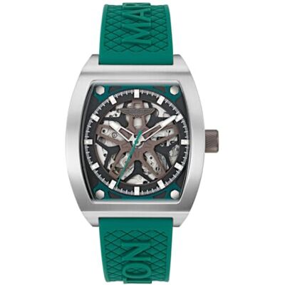 Aston Martin Racing AML Thrill MTRT1 Reloj de Pulsera automático para Hombre (Silicona), Verde, Correa Aston Martin Racing AML Thrill MTRT1 Reloj de Pulsera automático para Hombre (Silicona), Verde, Correa