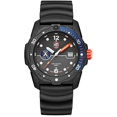 Luminox Reloj , Bear Grylls Serie 3720 Sea Series, colección Sea, Caja carbonox Bisel Azul, Color Esfera Gris, diametro 42mm, Correa Caucho Gris 24mm, 20ATM. Luminox Reloj , Bear Grylls Serie 3720 Sea Series, colección Sea, Caja carbonox Bisel Azul, Color Esfera Gris, diametro 42mm, Correa Caucho Gris 24mm, 20ATM.