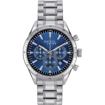 BREIL Reloj Hombre, Brazalete de Acero, Caja 42 cm Colección JATO, Movimiento Cuarzo Cosa Análoga, Resistente al agua hasta 50 metros, Ideas de regalos para Hombre BREIL Reloj Hombre, Brazalete de Acero, Caja 42 cm Colección JATO, Movimiento Cuarzo Cosa Análoga, Resistente al agua hasta 50 metros, Ideas de regalos para Hombre