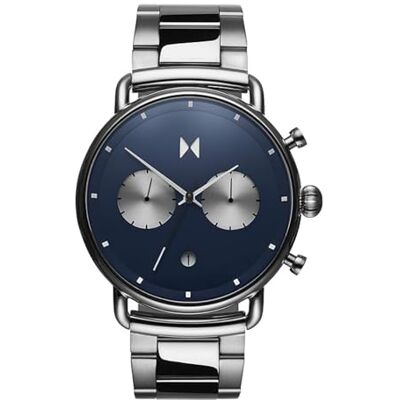 MVMT Reloj Analógico de Cuarzo para Hombre con Correa en Acero Inoxidable con Correa en Acero Inoxidable MVMT Reloj Analógico de Cuarzo para Hombre con Correa en Acero Inoxidable con Correa en Acero Inoxidable