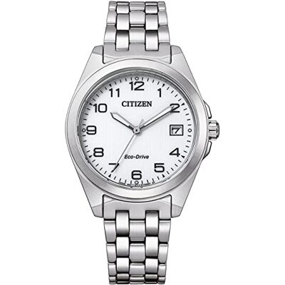 Citizen Reloj Analógico para Mujeres de Eco-Drive con Correa en Acero Inoxidable Citizen Reloj Analógico para Mujeres de Eco-Drive con Correa en Acero Inoxidable