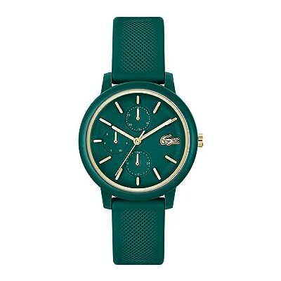 Lacoste Reloj Analógico de Cuarzo Multifunción para Mujer Colección .12.12 Multi con Correa de Silicona Verde Lacoste Reloj Analógico de Cuarzo Multifunción para Mujer Colección .12.12 Multi con Correa de Silicona Verde