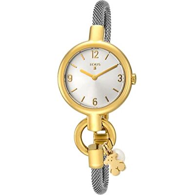 TOUS Watches Hold Reloj para Mujer Analógico de Cuarzo con Brazalete de Acero Inoxidable TOUS Watches Hold Reloj para Mujer Analógico de Cuarzo con Brazalete de Acero Inoxidable