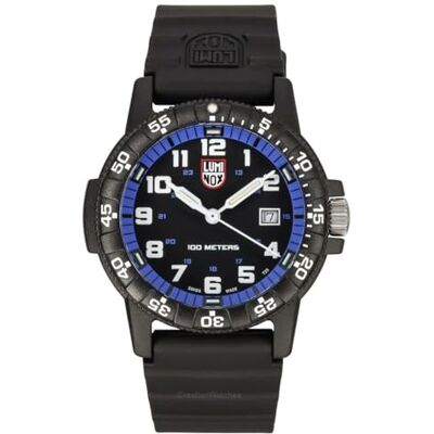 Luminox Reloj analógico de Cuarzo para Hombre con Correa de Goma, Color Negro, Negro, Correa Luminox Reloj analógico de Cuarzo para Hombre con Correa de Goma, Color Negro, Negro, Correa