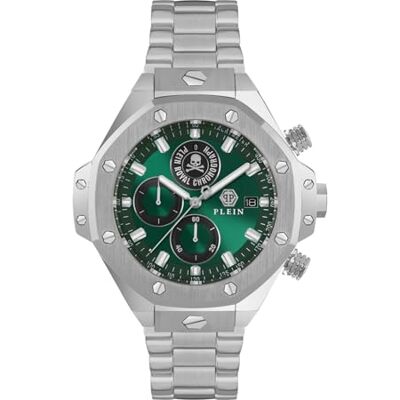 Philipp Plein Plein Chrono Royal Reloj de Pulsera analógico para Hombre (Mecanismo de Cuarzo Philipp Plein Plein Chrono Royal Reloj de Pulsera analógico para Hombre (Mecanismo de Cuarzo