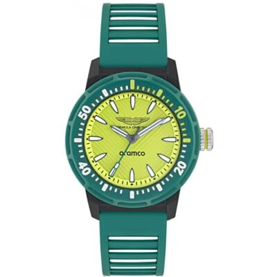 Aston Martin Racing Am Formula 1 Reloj analógico de Cuarzo para Hombre (Silicona) Aston Martin Racing Am Formula 1 Reloj analógico de Cuarzo para Hombre (Silicona)