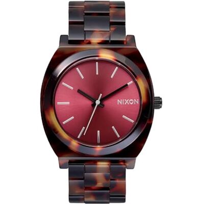 NIXON Reloj analógico de Cuarzo para Mujer con Correa de Acetato NIXON Reloj analógico de Cuarzo para Mujer con Correa de Acetato