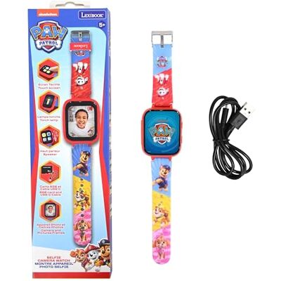 LEXIBOOK , Patrulla Canina, Reloj con Cámara, Pantalla táctil HD, cámara, MP3, altavoz, podómetro, 5 juegos LEXIBOOK , Patrulla Canina, Reloj con Cámara, Pantalla táctil HD, cámara, MP3, altavoz, podómetro, 5 juegos
