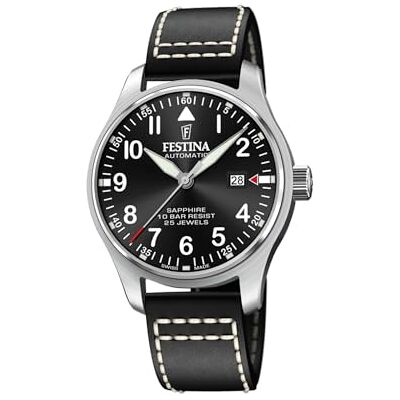 Festina Swiss Made Pilot Reloj Automático para hombres Fabricado en Suiza Festina Swiss Made Pilot Reloj Automático para hombres Fabricado en Suiza