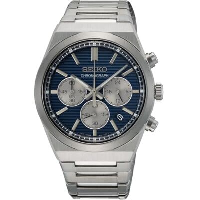 Seiko Reloj analógico de Cuarzo para Hombre con Correa de Acero Inoxidable , Plata, Clásico Seiko Reloj analógico de Cuarzo para Hombre con Correa de Acero Inoxidable , Plata, Clásico
