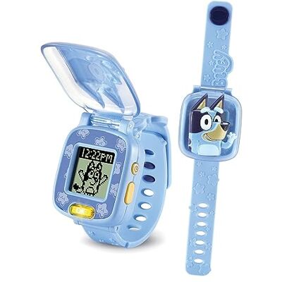 VTech Reloj Digital Educativo de Bluey, Multifunción, Juegos, Alarma, Cronómetro, Juguete para niños +3 años, Versión ESP VTech Reloj Digital Educativo de Bluey, Multifunción, Juegos, Alarma, Cronómetro, Juguete para niños +3 años, Versión ESP