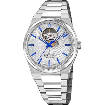 Festina Swiss Made Reloj Automático Hombre de Acero Inoxidable 316l Festina Swiss Made Reloj Automático Hombre de Acero Inoxidable 316l