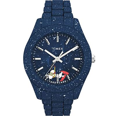 Timex Waterbury Legacy Ocean x Peanuts Reloj analógico de Cuarzo Unisex Timex Waterbury Legacy Ocean x Peanuts Reloj analógico de Cuarzo Unisex