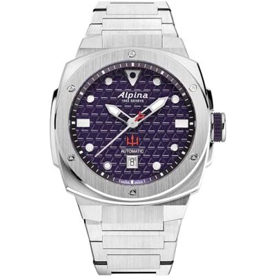 Alpina Reloj Analógico para para Hombre de Cuarzo Suizo con Correa en Acero Inoxidable Alpina Reloj Analógico para para Hombre de Cuarzo Suizo con Correa en Acero Inoxidable