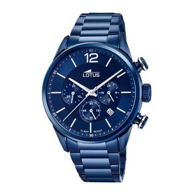 Lotus Reloj Hombre Analógico de Acero Inoxidable 316l Azul Lotus Reloj Hombre Analógico de Acero Inoxidable 316l Azul