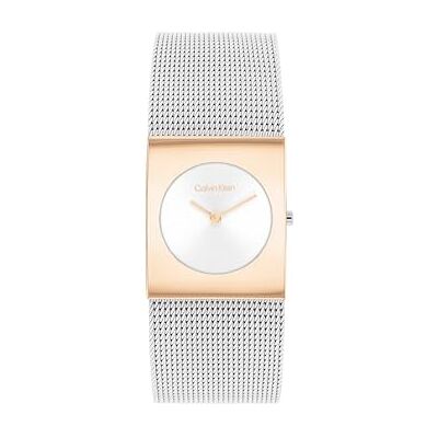 Calvin Reloj Analógico de Cuarzo para Mujer Colección CK Pulse Collection con Correa de Malla de Acero Inoxidable Calvin Reloj Analógico de Cuarzo para Mujer Colección CK Pulse Collection con Correa de Malla de Acero Inoxidable