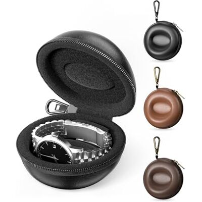 ProCase Estuche para Relojes de Viaje con Mosquetón – Caja Rígida de EVA Compacto para Un Reloj, Ideal para Viajeros, Aventureros y Amantes del Gimnasio, Uso Propio y Regalo Negro ProCase Estuche para Relojes de Viaje con Mosquetón – Caja Rígida de EVA Compacto para Un Reloj, Ideal para Viajeros, Aventureros y Amantes del Gimnasio, Uso Propio y Regalo Negro