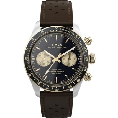 Timex Waterbury Heritage Reloj de Pulsera de Cuarzo para Hombre, marrón, Pulsera Timex Waterbury Heritage Reloj de Pulsera de Cuarzo para Hombre, marrón, Pulsera