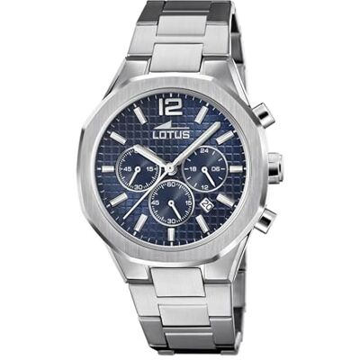 Lotus Reloj Hombre Analógico de Acero Inoxidable 316l Plateado Lotus Reloj Hombre Analógico de Acero Inoxidable 316l Plateado